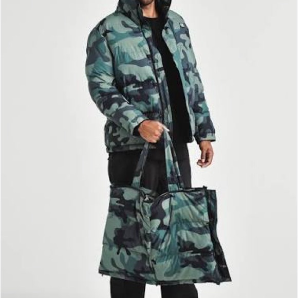nineteen Jackets & Blazers - Nineteen Twenty Camouflage Puffer Coat